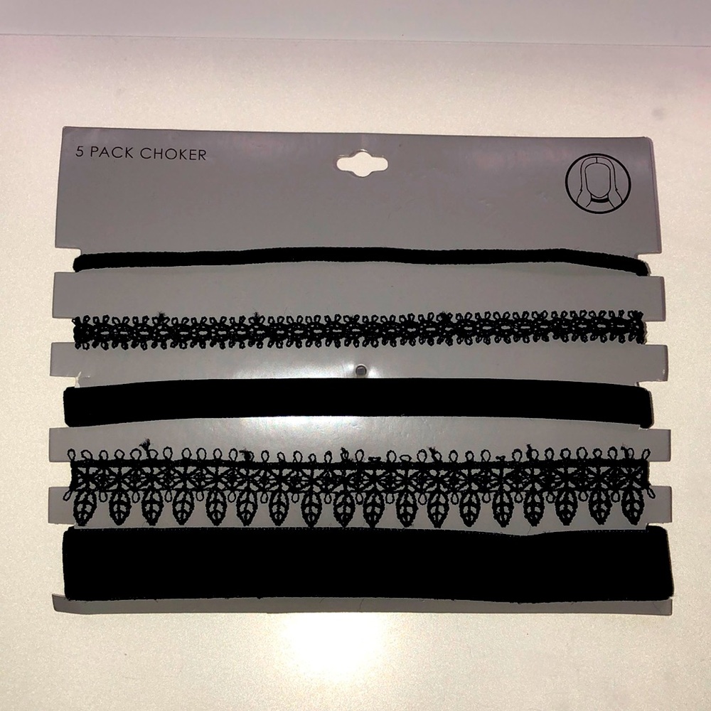5 Pack Choker Necklace Set!
